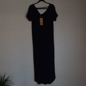 NWOT GC GRECERELLE maxi dress M color black